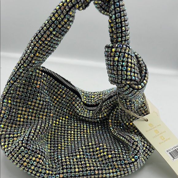 Madison West Rhinestone Embellished Hand Bag - Picture 2 of 15